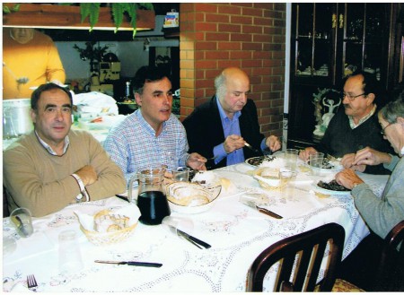 Almoço com Lourenço Bagão - José Rodrigues - Mário Coelho e Domingos Gingeira