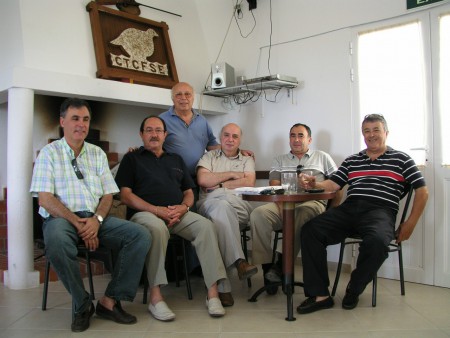 Lourenço,Mário Coelho,Carlos Alberto,Zeca Rodrigues,António Rodrigues,João Foguete - Clube de Caçadores de S.Estevâo